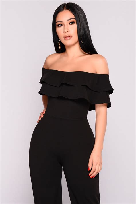 fashion nova jumpsuit black